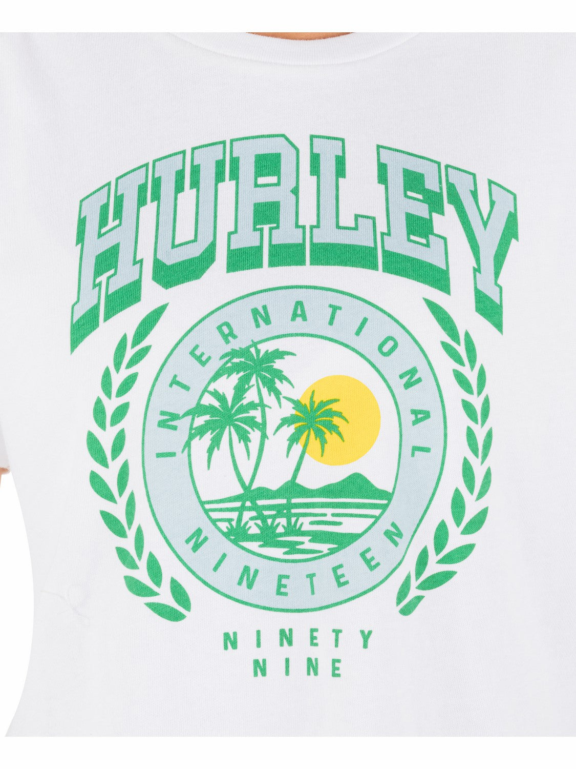 Hurley Womens Academy Boxy Crop Tee