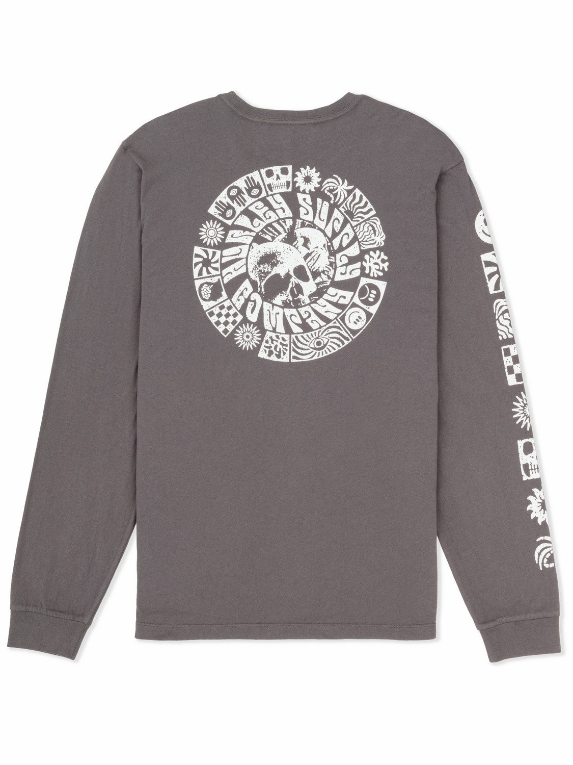 Hurley Mens Skull Mandala Long Sleeve