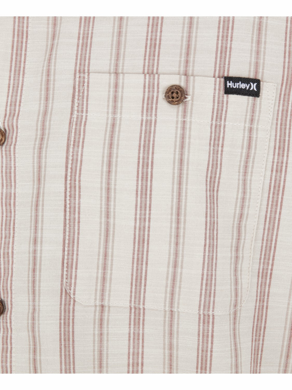 Hurley Mens Lido Stripe Short Sleeve