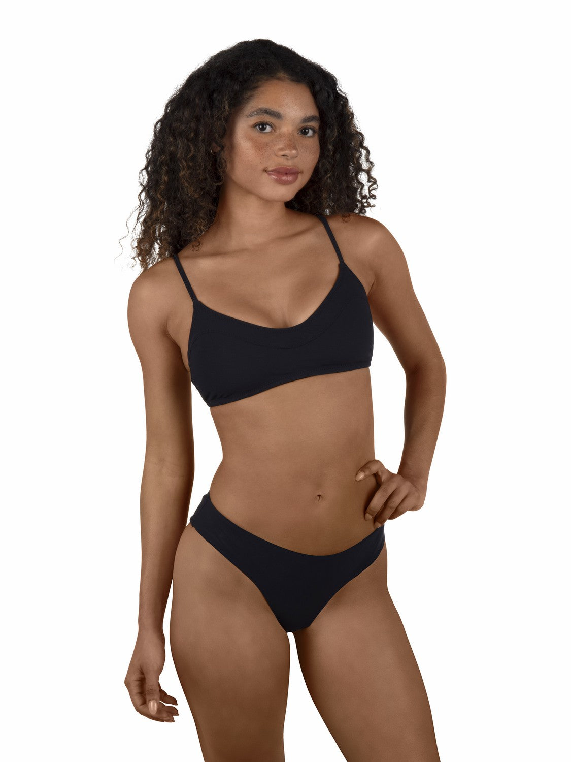 Hurley Womens Max Solid Bralette Bikini Top