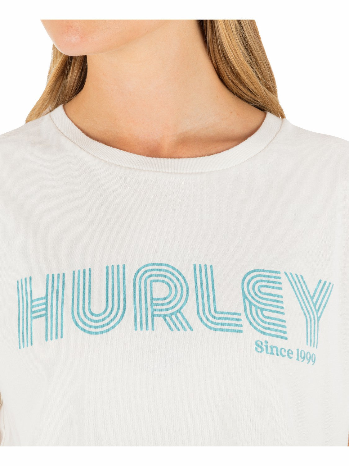 Hurley Womens Rollers Boxy Crop Tee