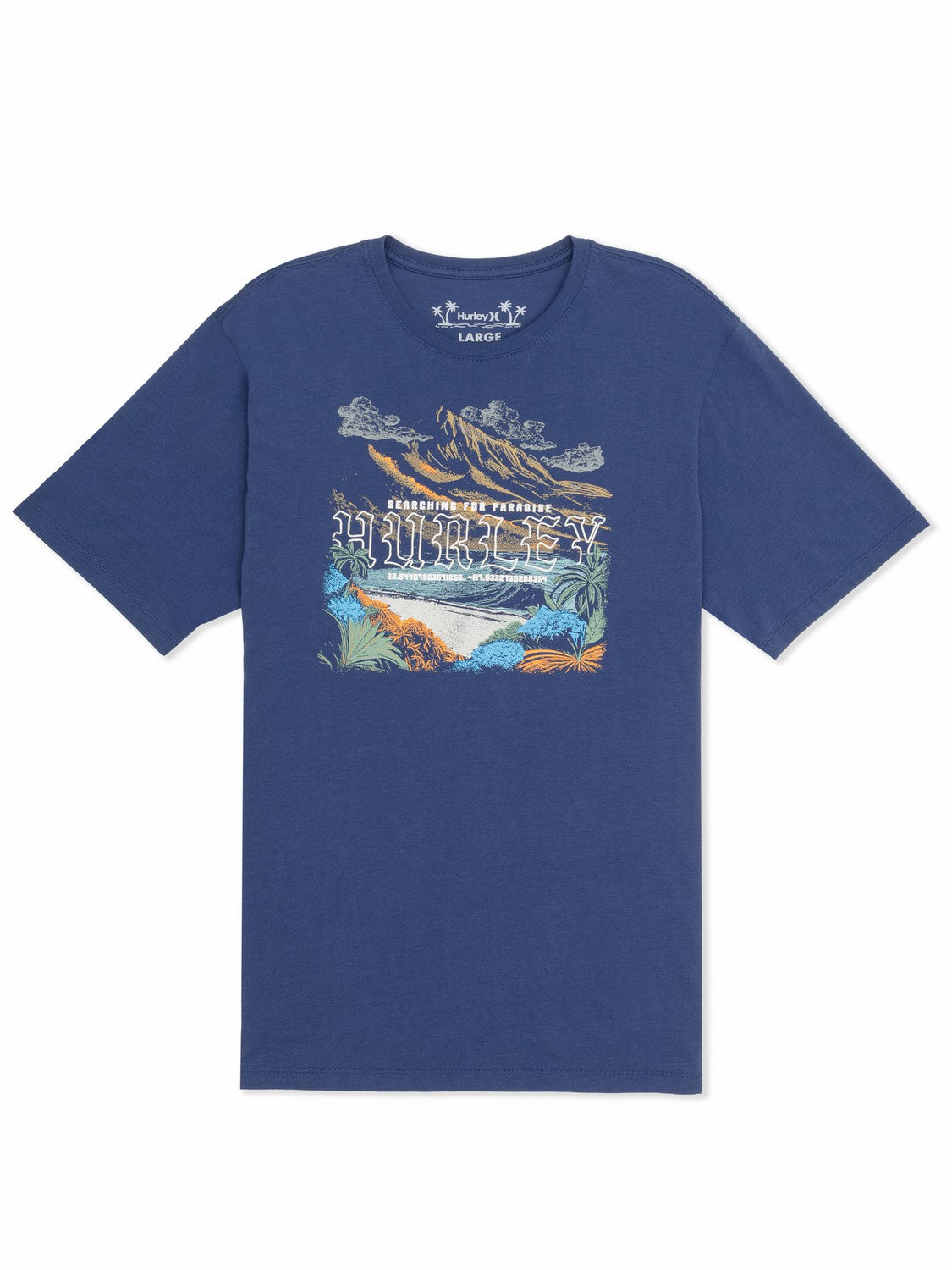 Hurley Mens Finding Paradise Short Sleeve