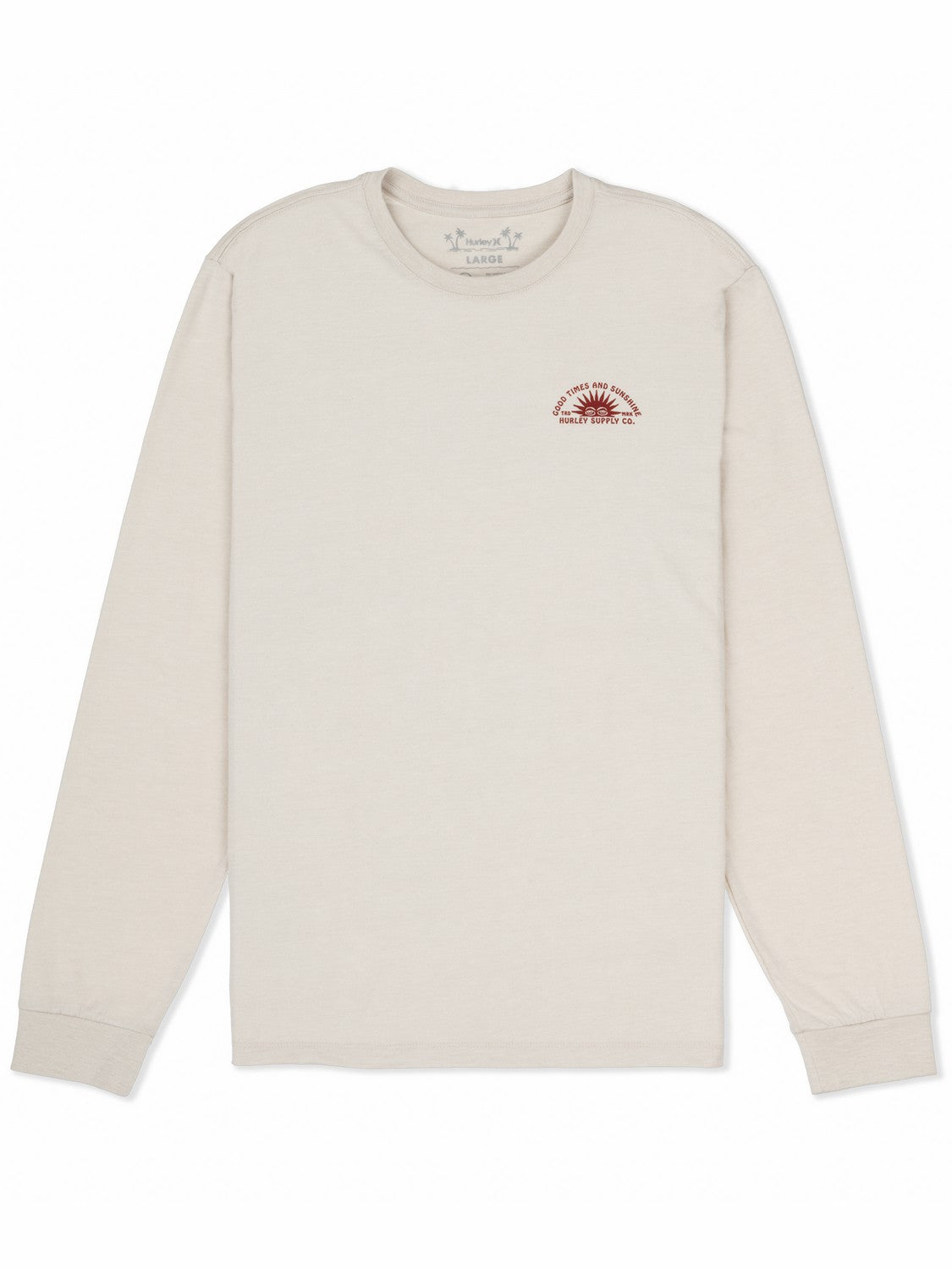 Hurley Mens Sunshine Slub Long Sleeve