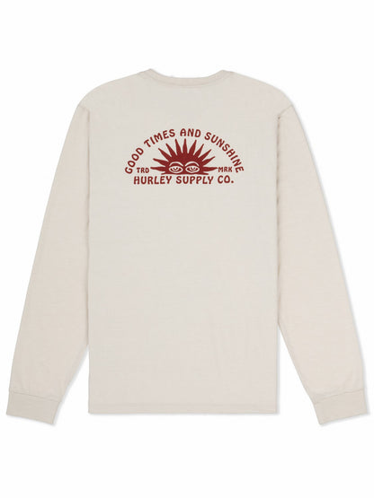 Hurley Mens Sunshine Slub Long Sleeve