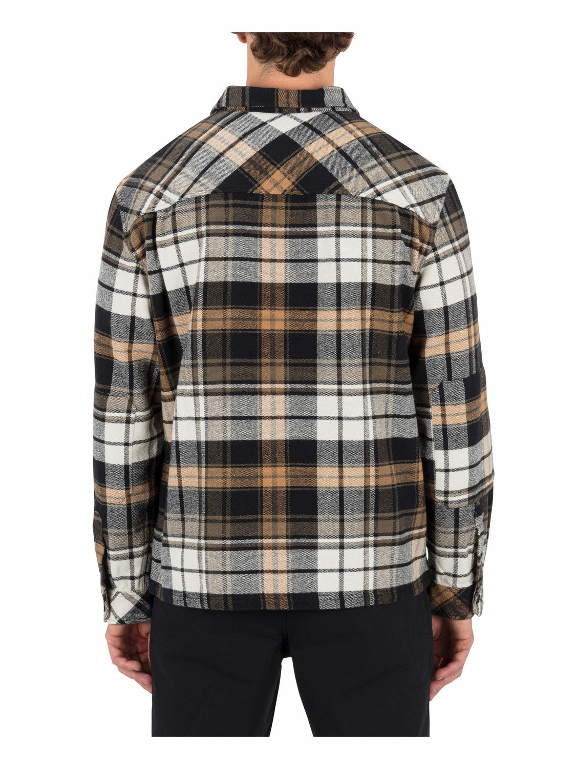 Hurley Mens Santa Cruz Seaside Flannel Long Sleeve