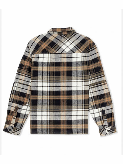 Hurley Mens Santa Cruz Seaside Flannel Long Sleeve