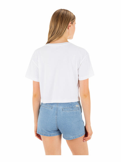 Hurley Womens Academy Boxy Crop Tee