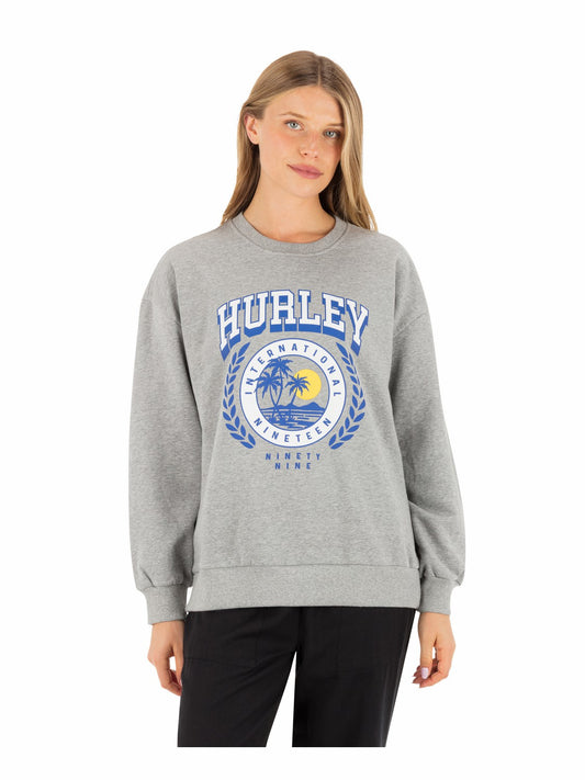 Hurley Womens Academy Oversized Crew