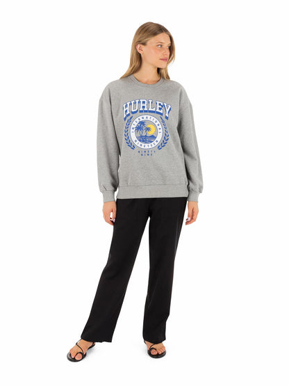 Hurley Womens Academy Oversized Crew