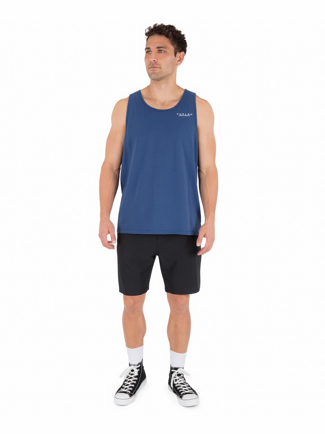 Hurley Mens Midnight Palm Tank