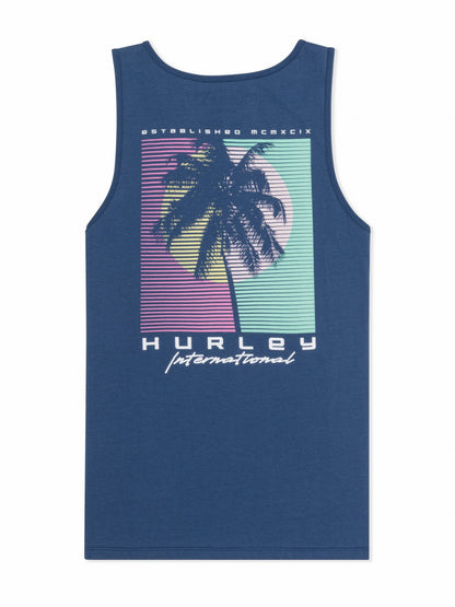 Hurley Mens Midnight Palm Tank