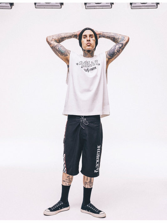 Hurley Mens Hurley x Travis Barker Gothic Cargo 22"