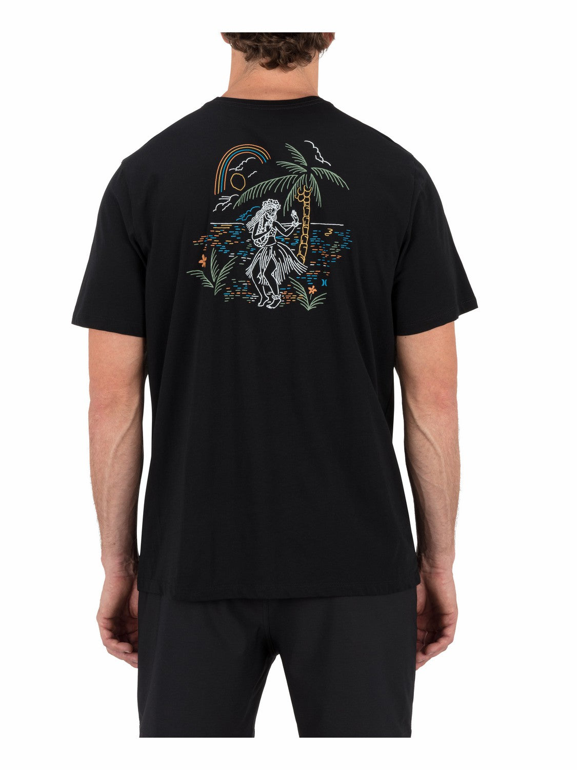 Hurley Mens Hula In Paradise Short Sleeve