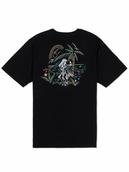 Hurley Mens Hula In Paradise Short Sleeve