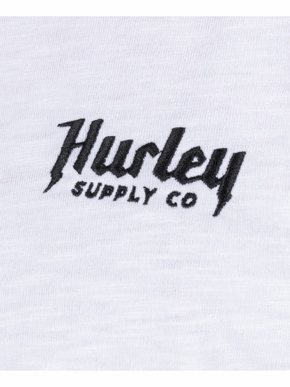 Hurley Mens Merchant Henley Short Sleeve
