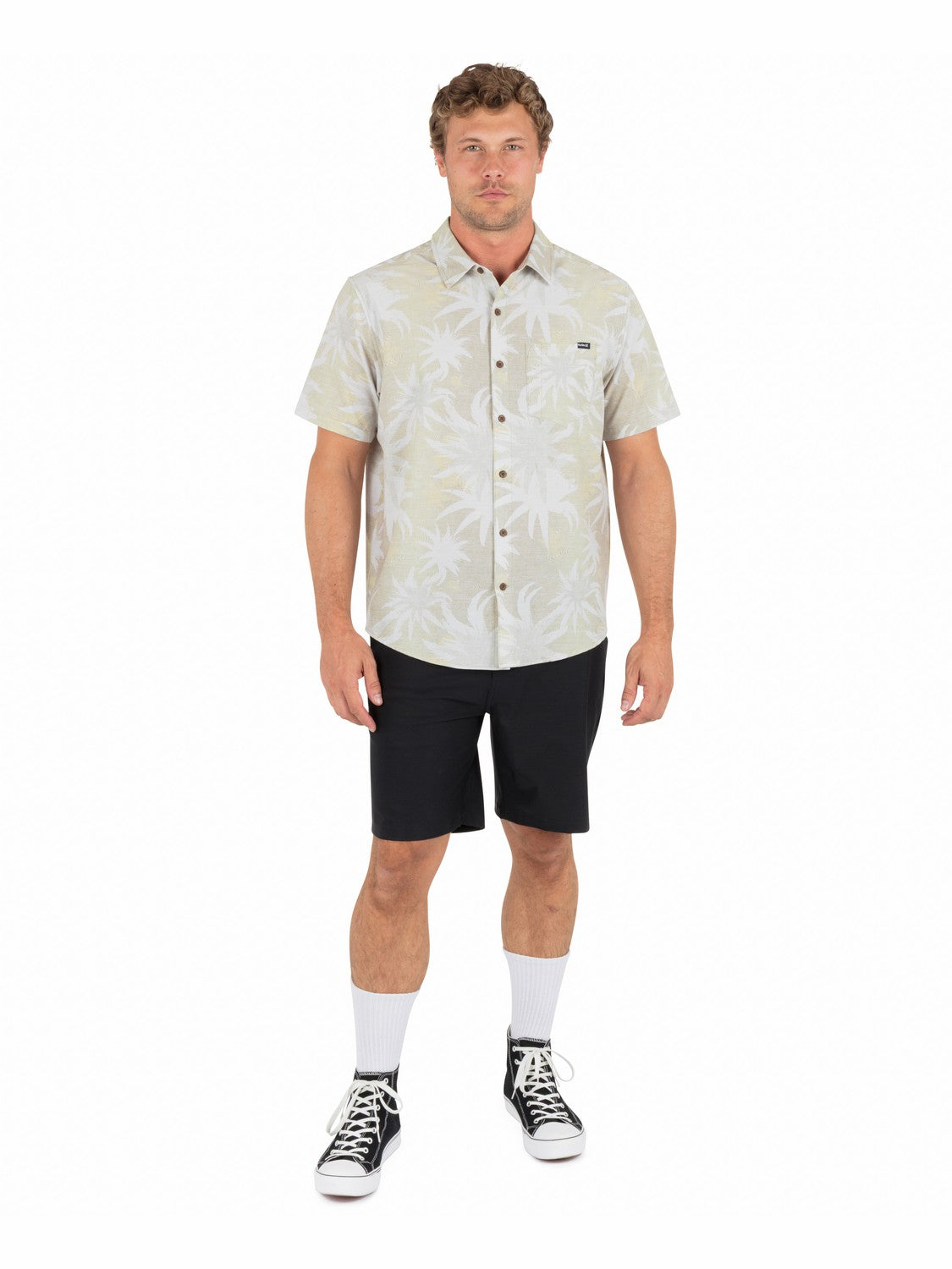 Hurley Mens Newport Stretch Short Sleeve