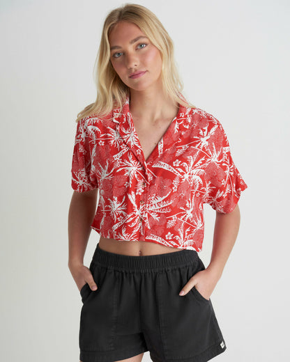 Hurley Womens Getaway Short Sleeve