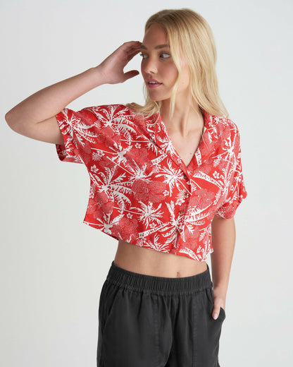 Hurley Womens Getaway Short Sleeve