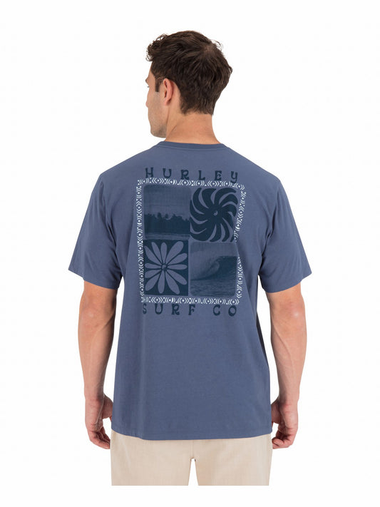 Hurley Mens Cycles Of The Earth Short Sleeve