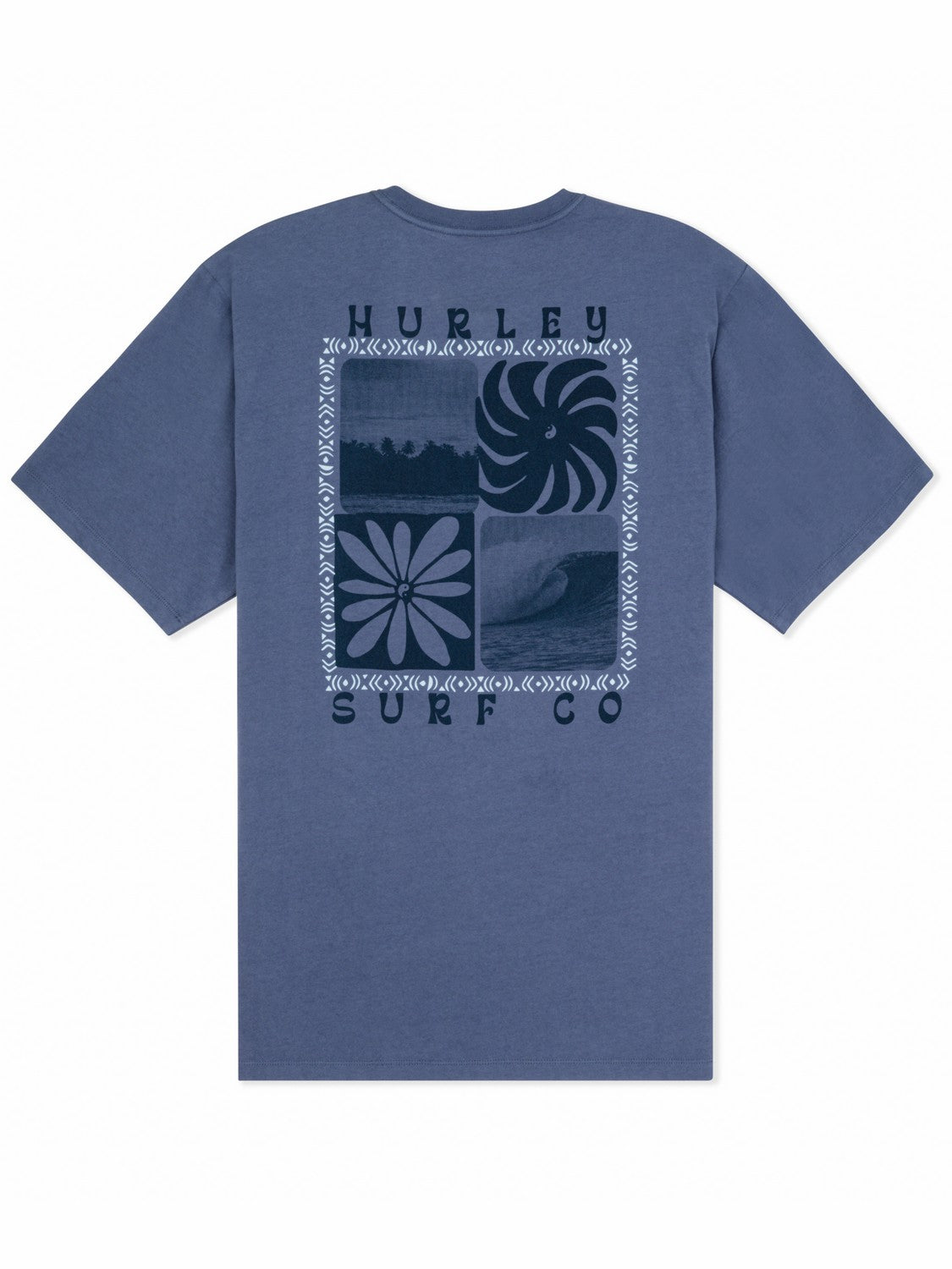 Hurley Mens Cycles Of The Earth Short Sleeve