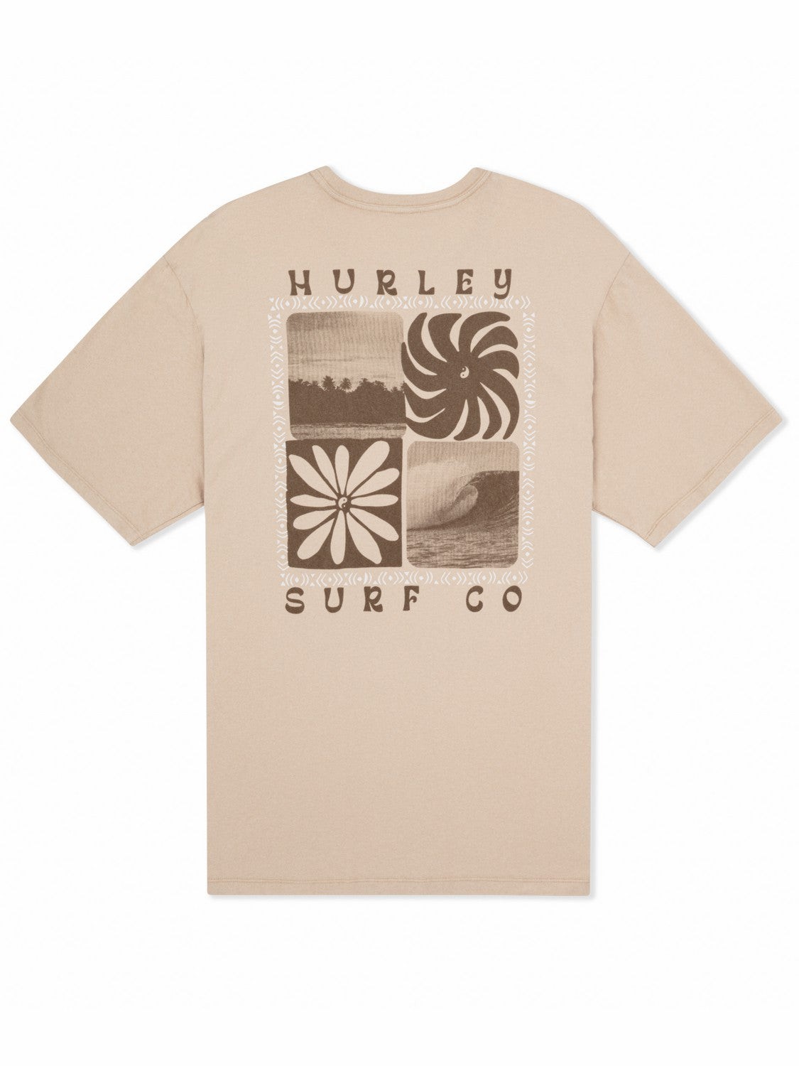Hurley Mens Cycles Of The Earth Short Sleeve