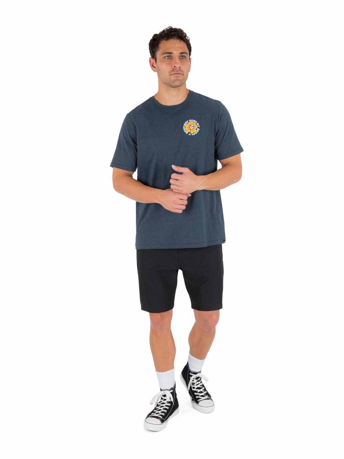 Hurley Mens Dead Shred Slub Short Sleeve