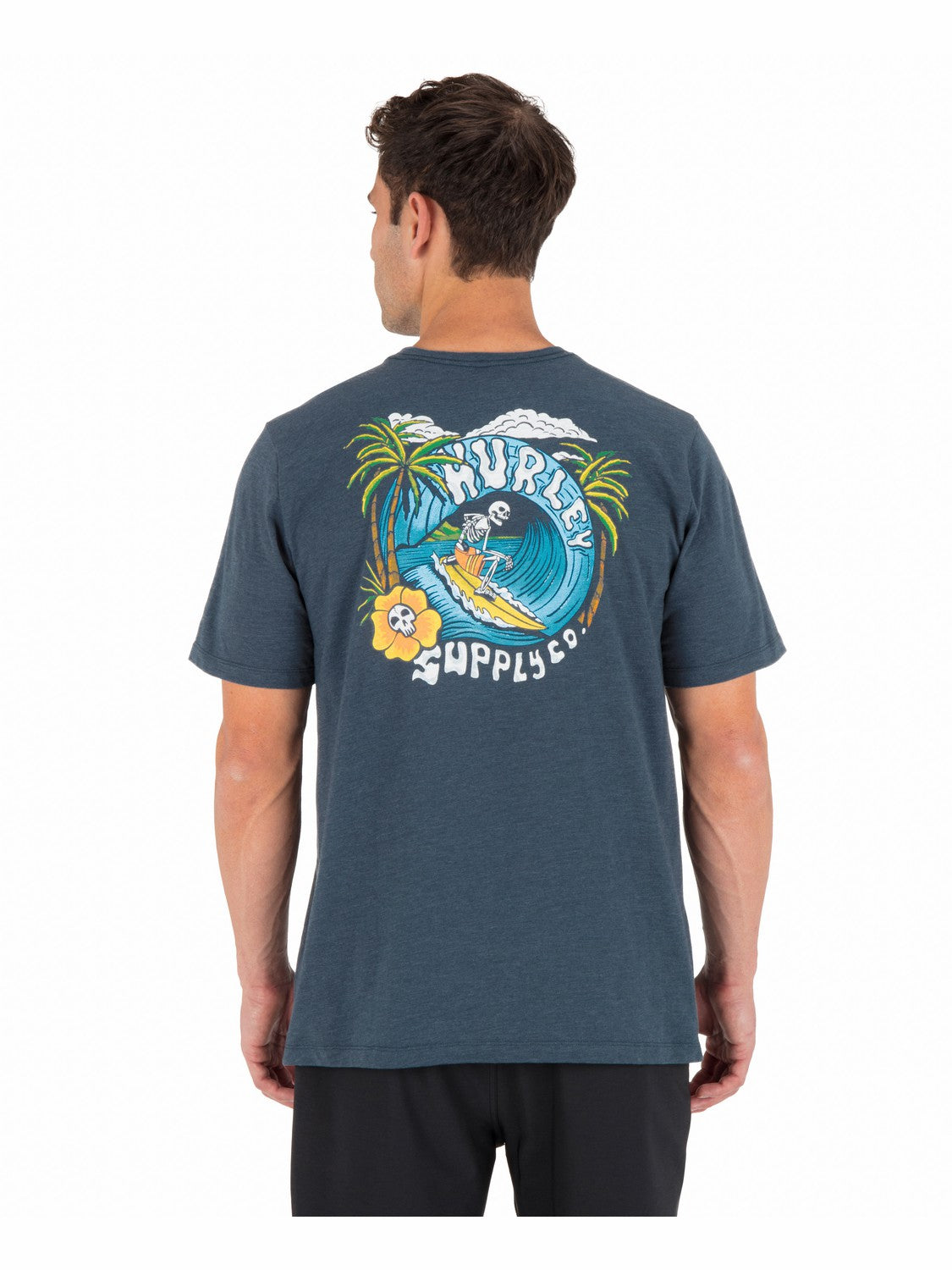 Hurley Mens Dead Shred Slub Short Sleeve