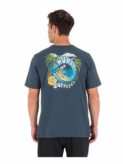 Hurley Mens Dead Shred Slub Short Sleeve
