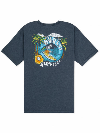 Hurley Mens Dead Shred Slub Short Sleeve