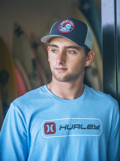Hurley Mens Inlined Slub Short Sleeve