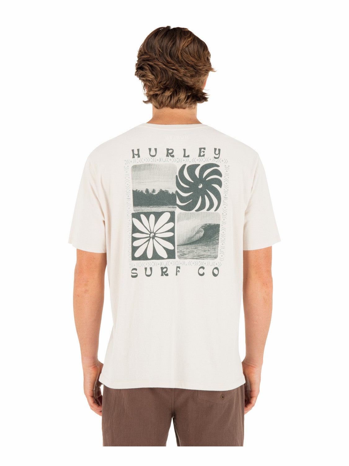 Hurley Mens Cycles Of The Earth Short Sleeve