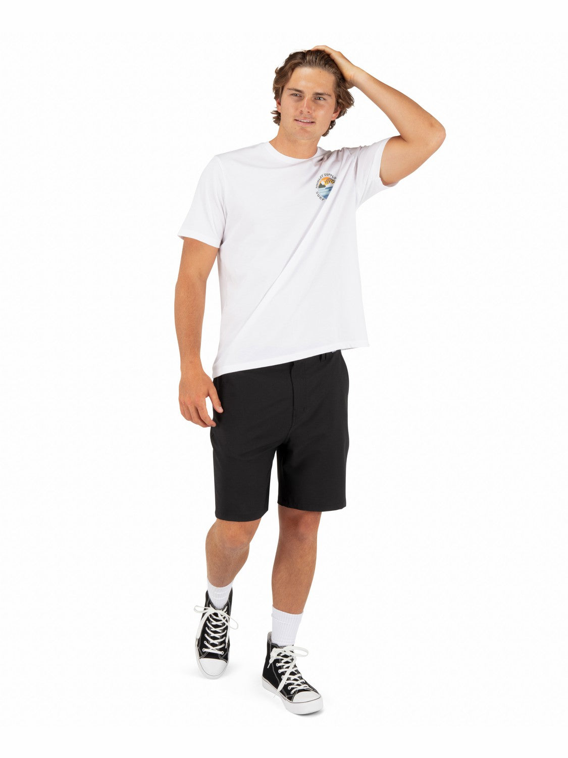 Hurley Mens Lefts Short Sleeve T-Shirt