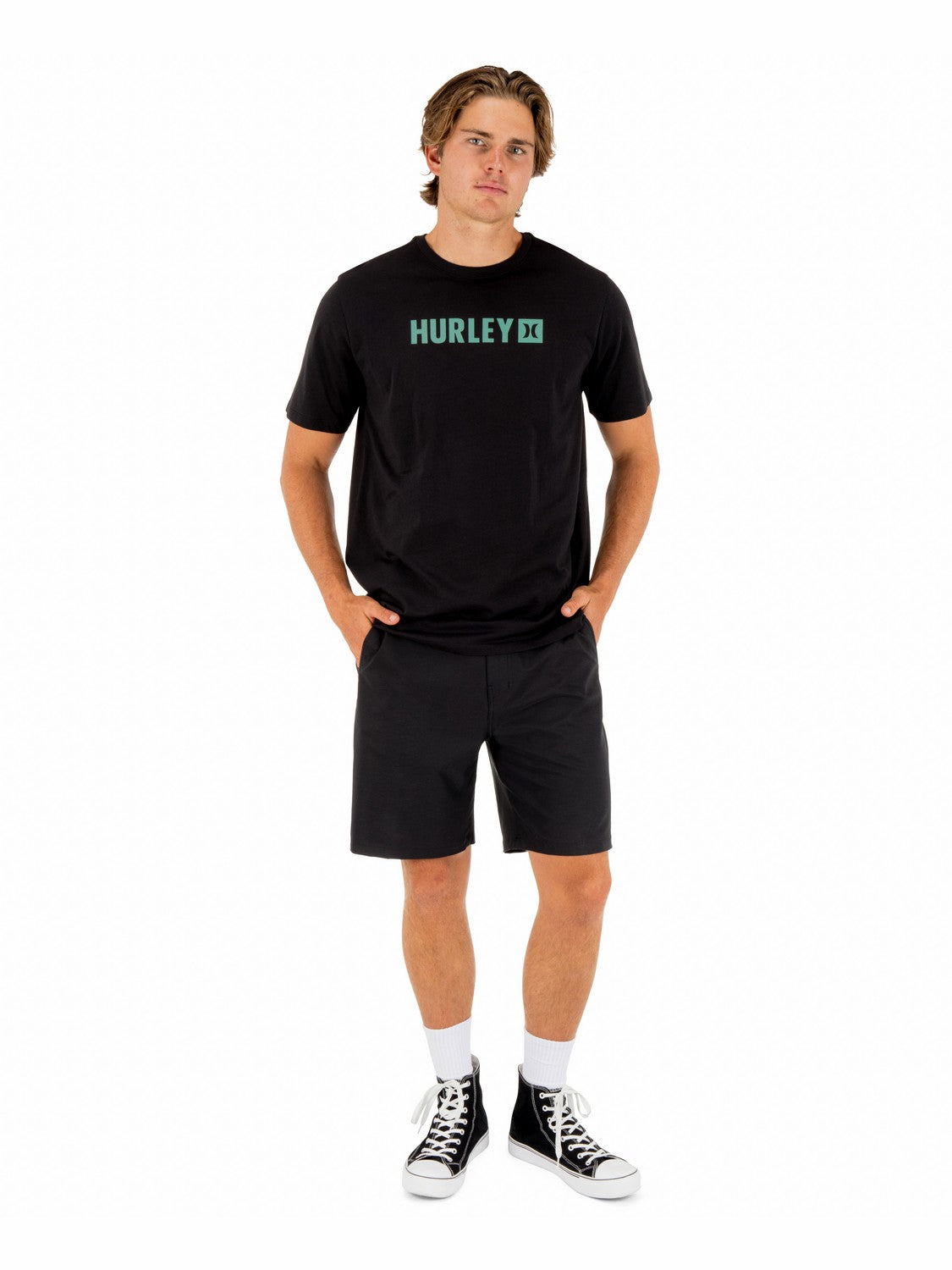 Hurley Mens The Box Short Sleeve