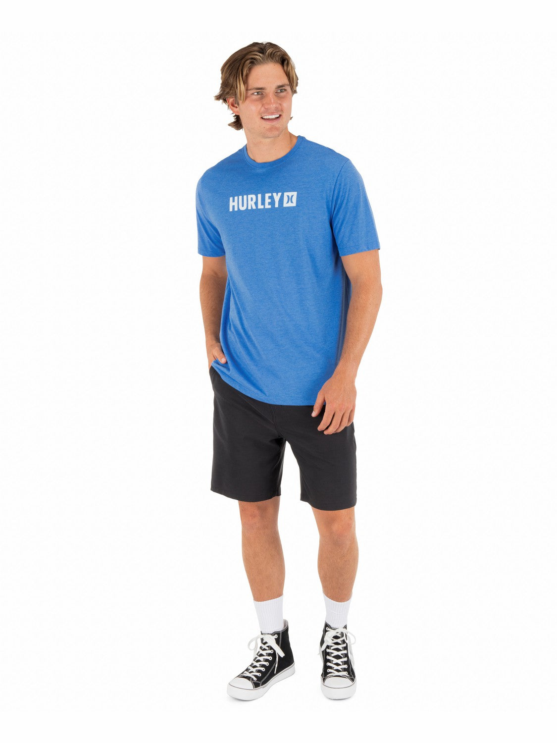 Hurley Mens The Box Short Sleeve