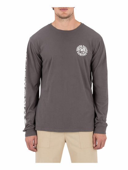 Hurley Mens Skull Mandala Long Sleeve