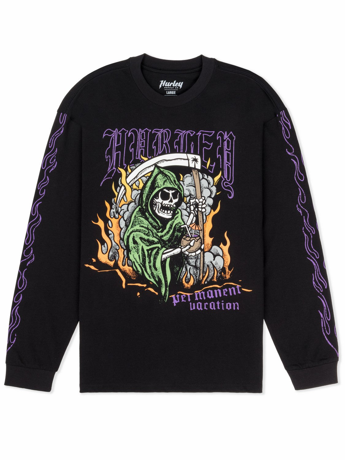 Hurley Mens Reaping Long Sleeve