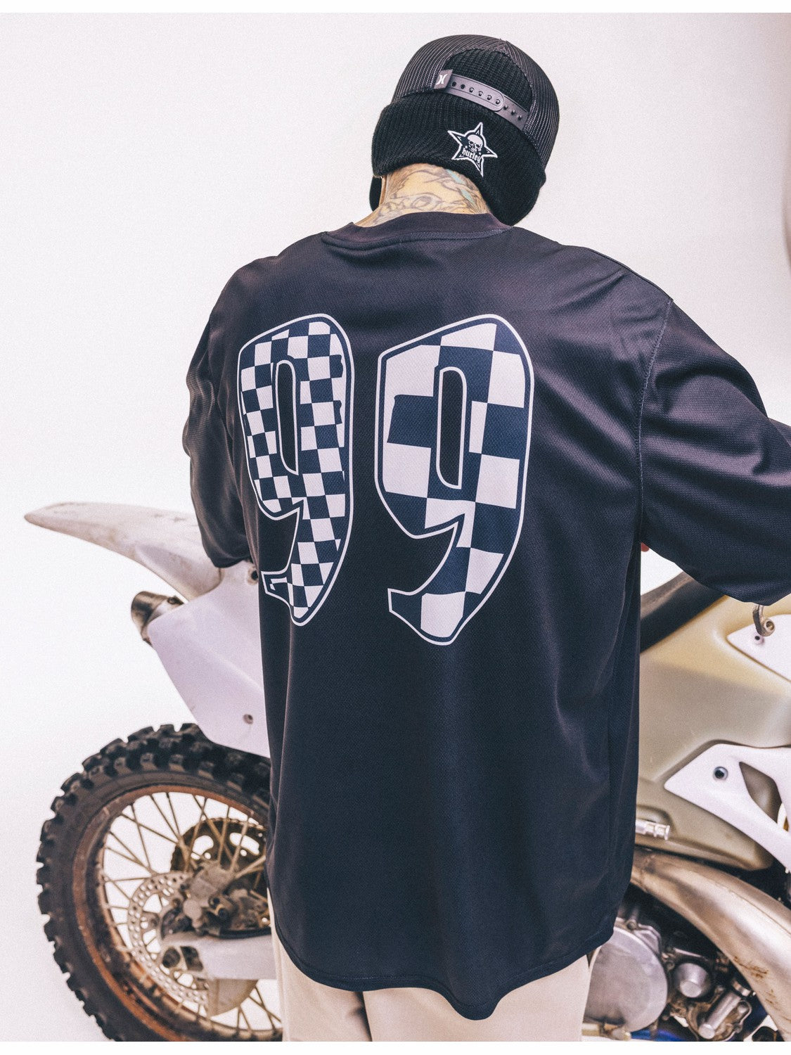 Hurley Mens Hurley x Travis Barker Check Out Long Sleeve Jersey