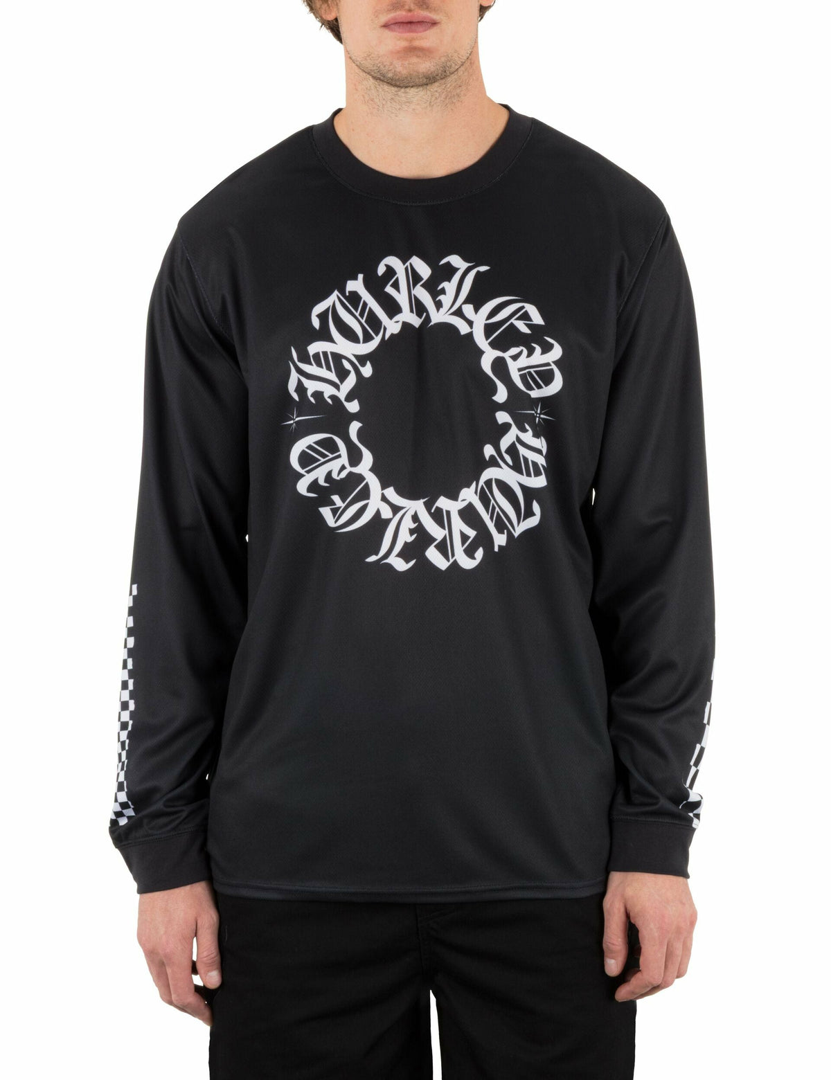 Hurley Mens Hurley x Travis Barker Check Out Long Sleeve Jersey