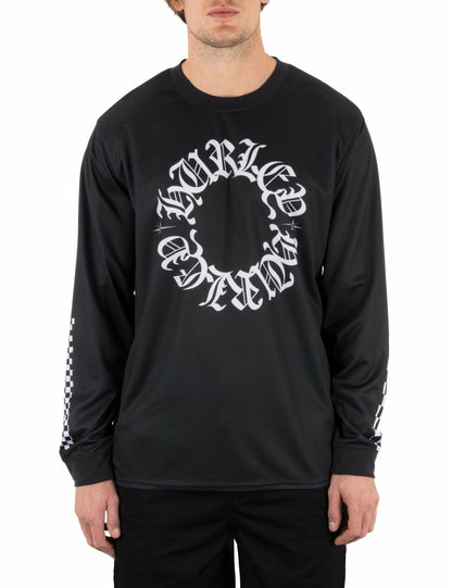 Hurley Mens Hurley x Travis Barker Check Out Long Sleeve Jersey