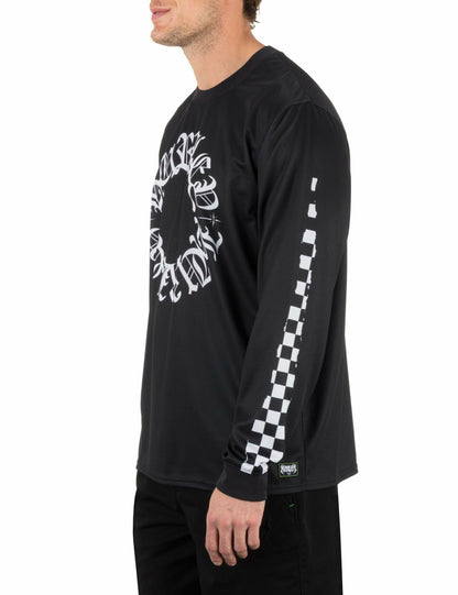 Hurley Mens Hurley x Travis Barker Check Out Long Sleeve Jersey