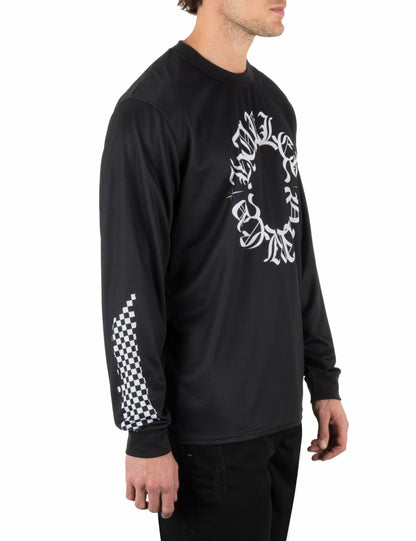 Hurley Mens Hurley x Travis Barker Check Out Long Sleeve Jersey