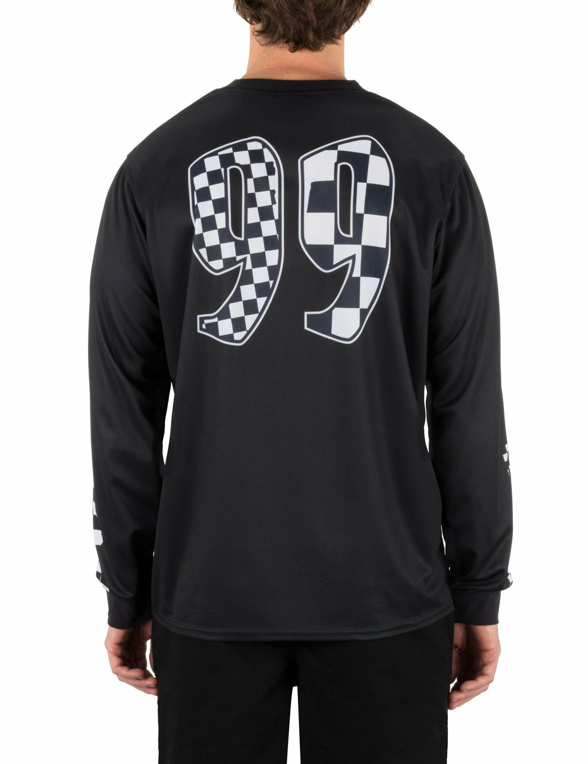 Hurley Mens Hurley x Travis Barker Check Out Long Sleeve Jersey