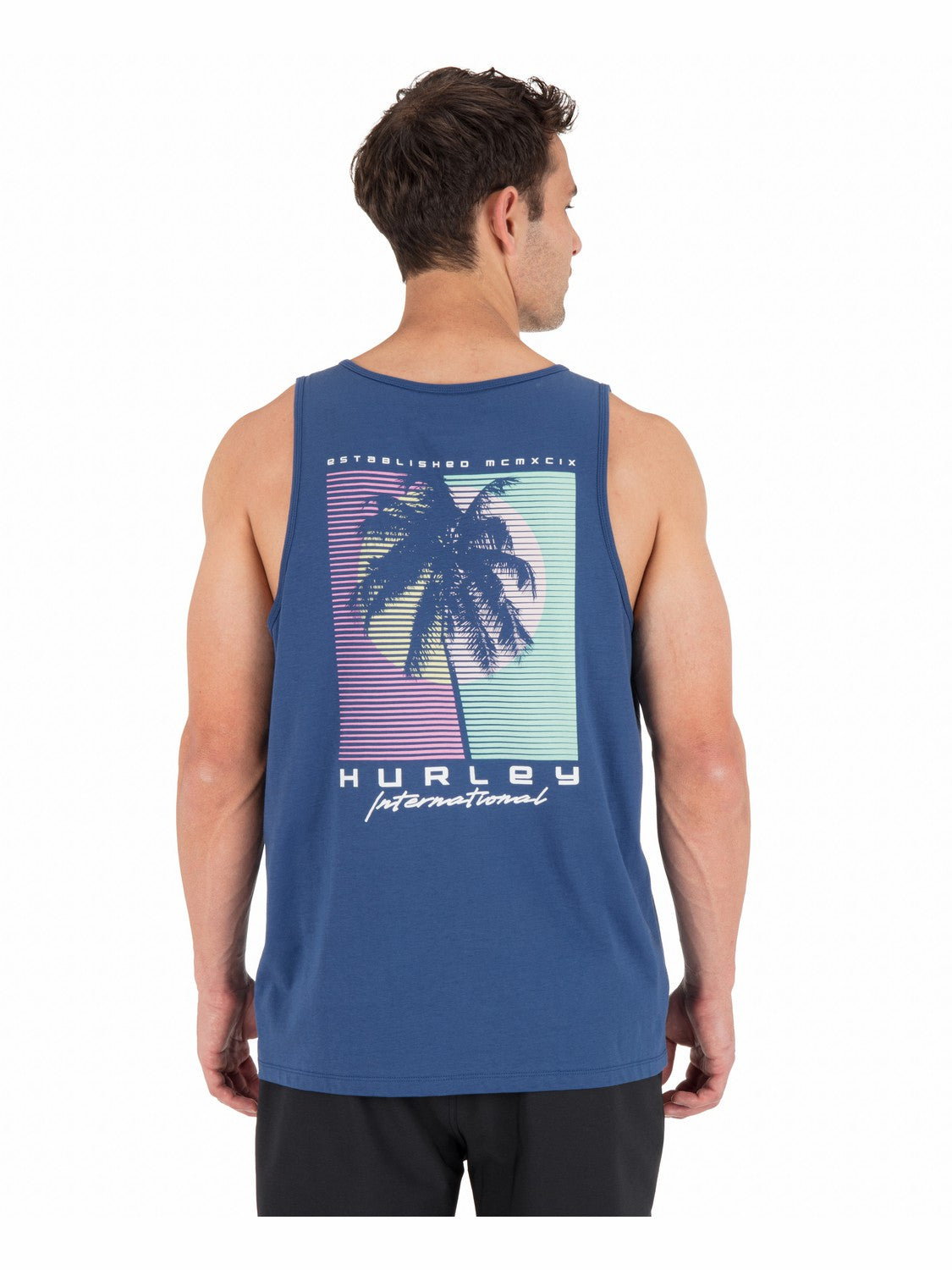 Hurley Mens Midnight Palm Tank