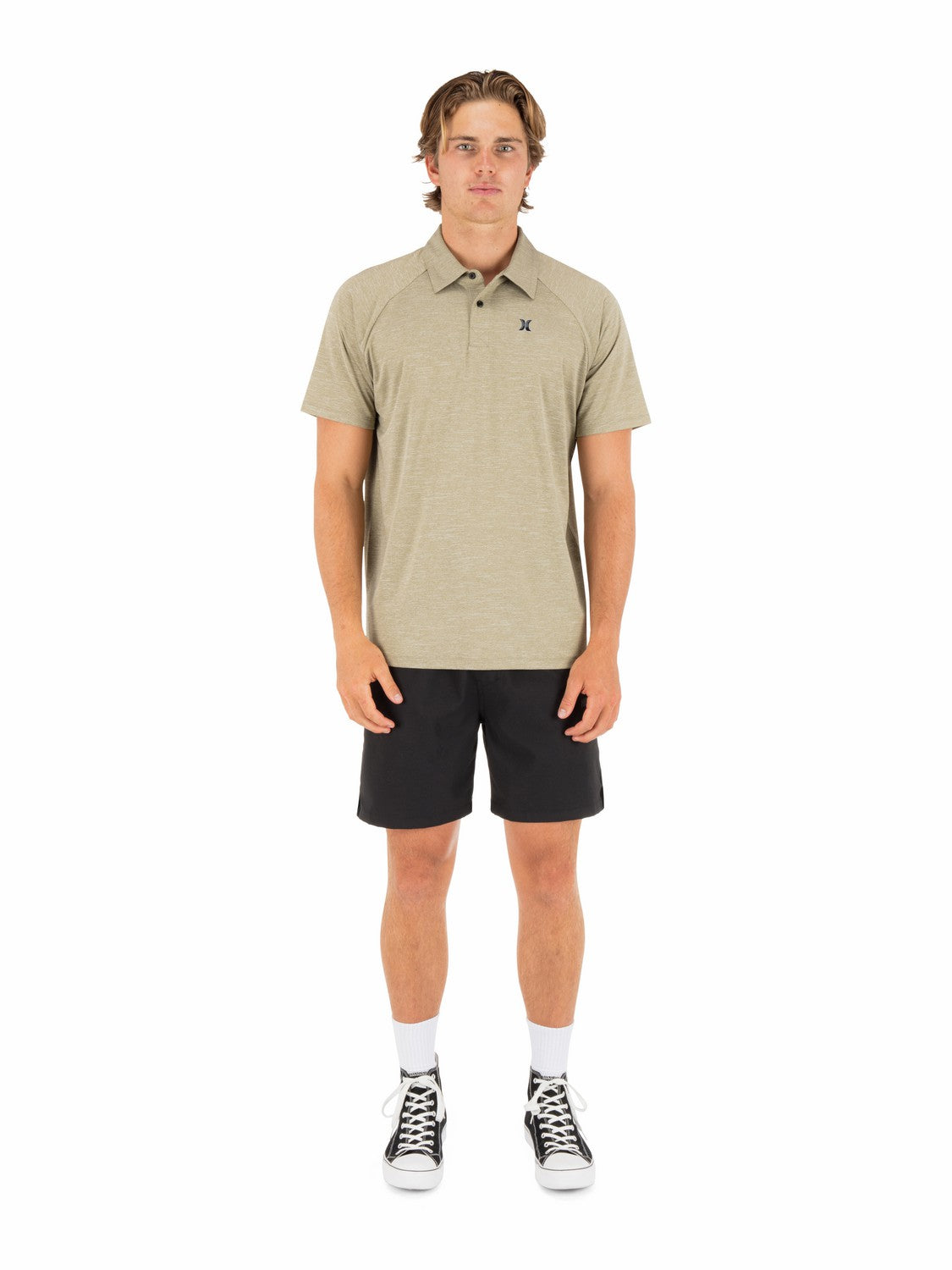 Hurley Mens H2O Dri Outback Polo Short Sleeve