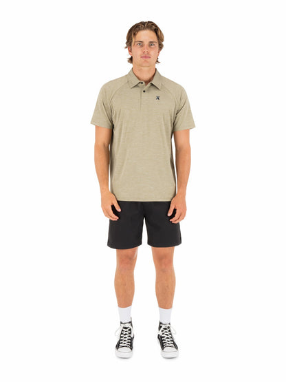 Hurley Mens H2O Dri Outback Polo Short Sleeve