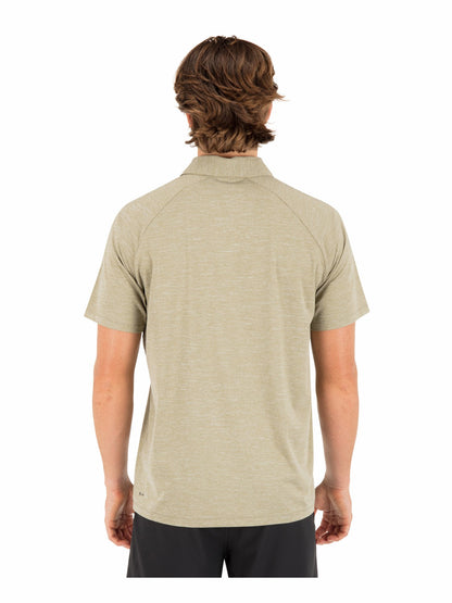 Hurley Mens H2O Dri Outback Polo Short Sleeve