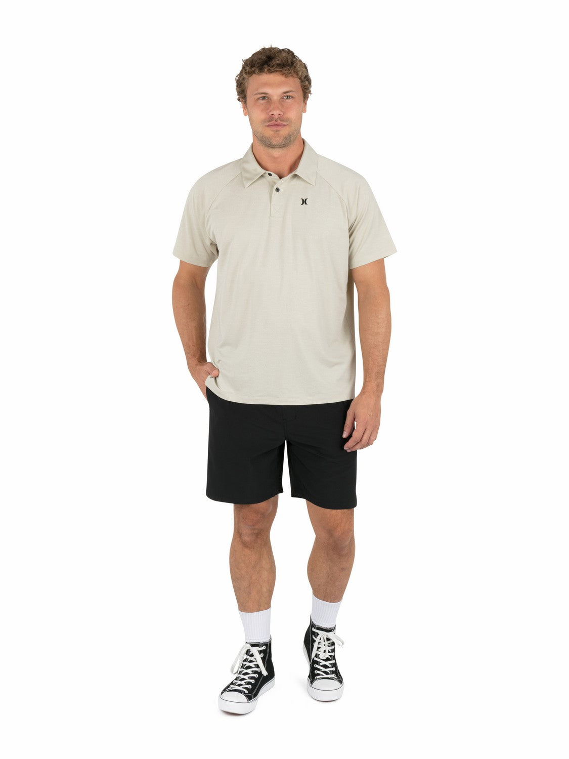 Hurley Mens H2O Dri Outback Short Sleeve Polo