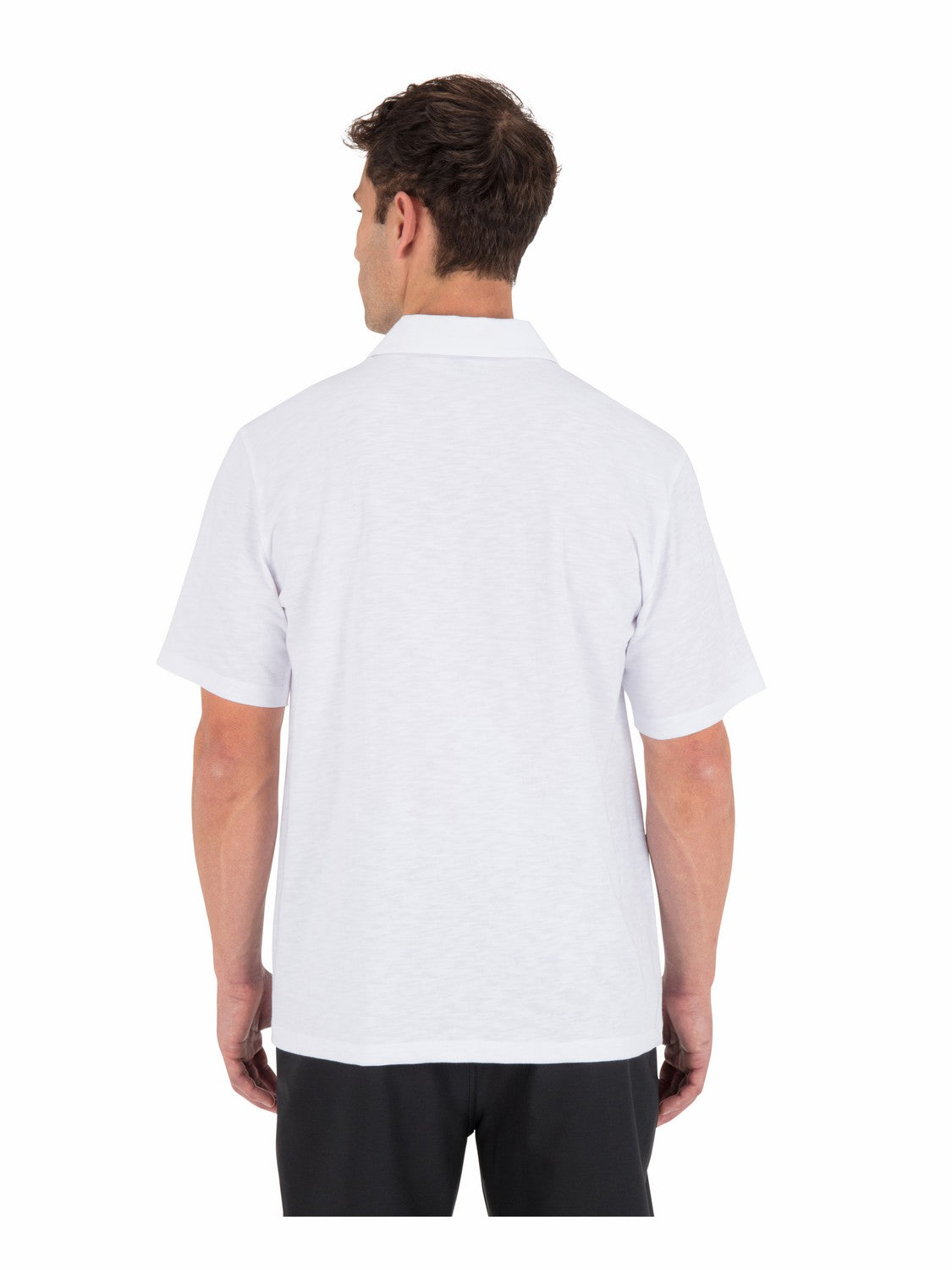 Hurley Mens Icon Slub Polo Short Sleeve
