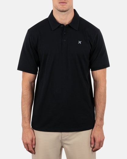 Hurley Mens Icon Slub Polo Short Sleeve
