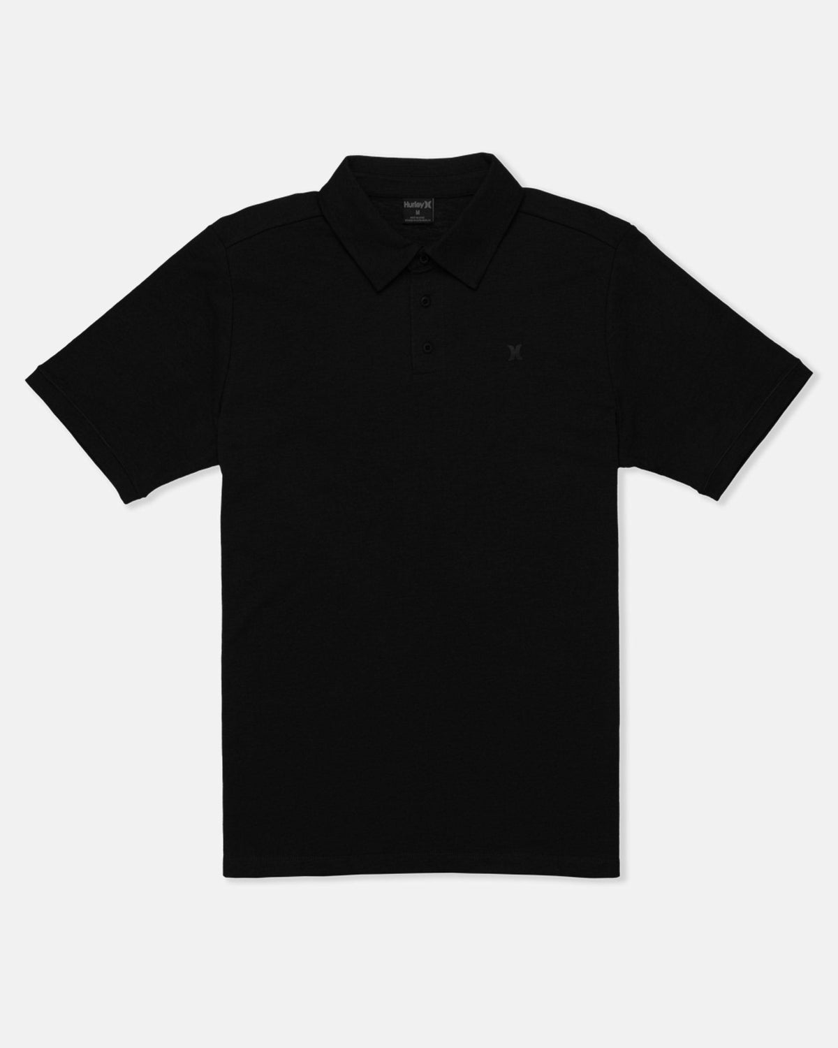 Hurley Mens Icon Slub Polo Short Sleeve